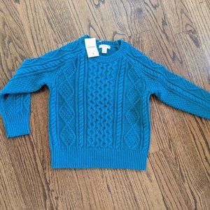 NWT Crewcuts J Crew kids sweater size 4-6 xs